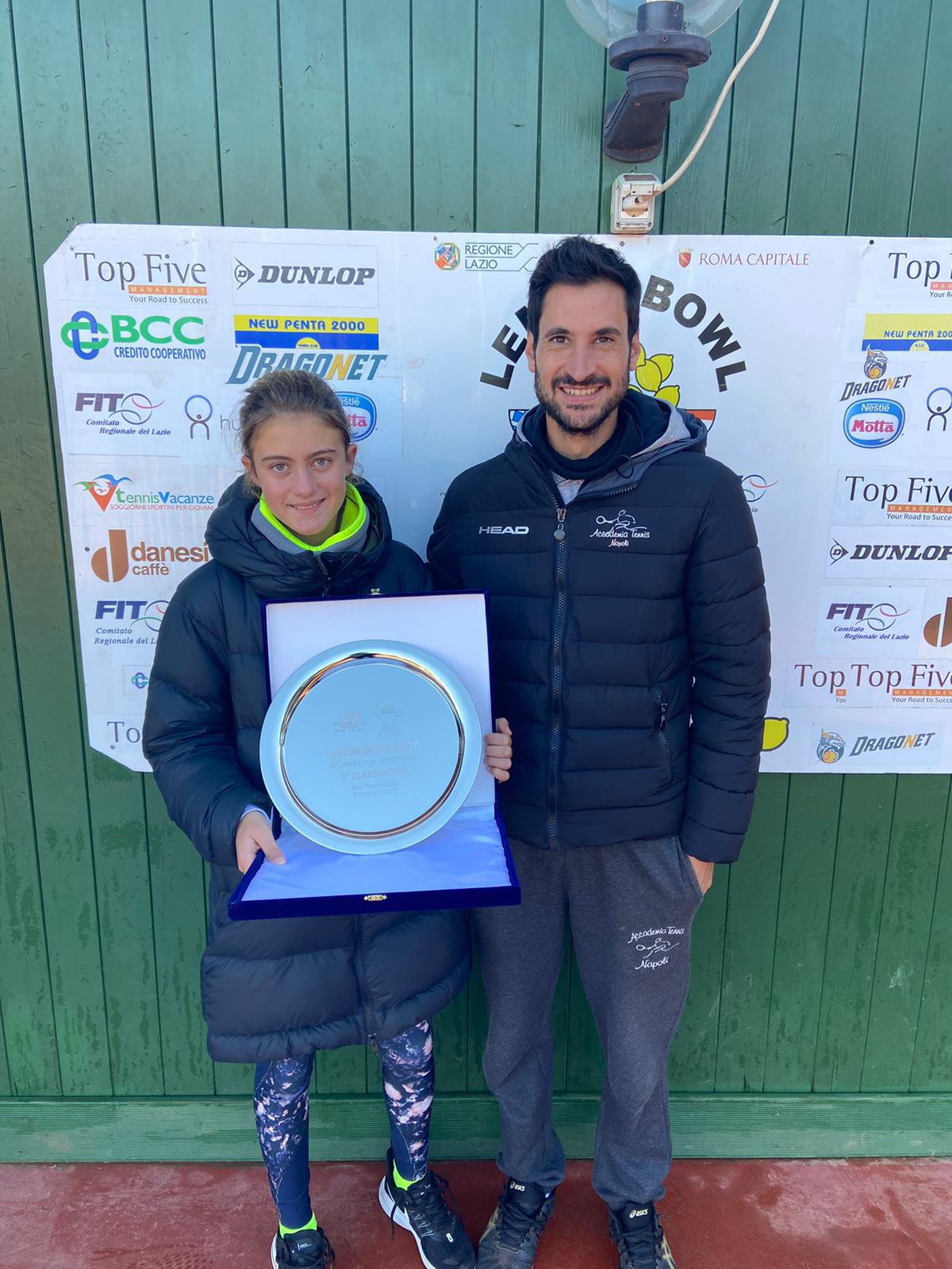 LEMON BOWL. Terzo posto per Francesca De Matteo nell’Under 14. ed ora la Francia e la maglia azzurra