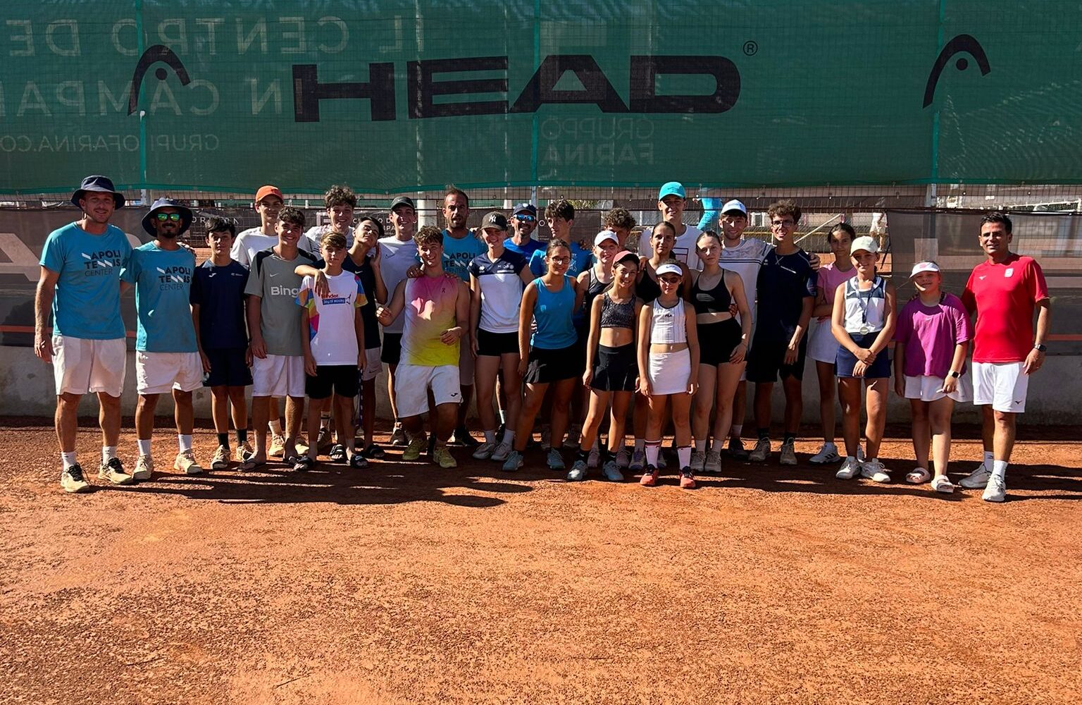CARTOLINE DALLA QUARTA SETTIMANA di Summer Camp alla Tennis Napoli Center