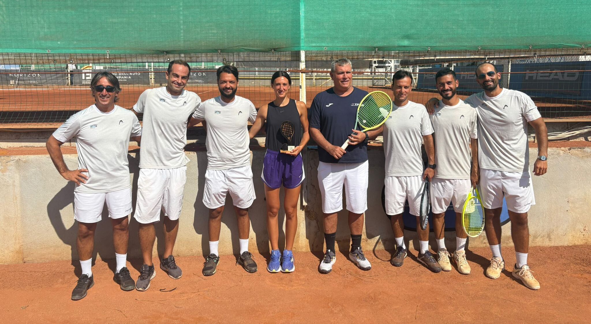 FEDE SACCO TEAM WORK, festa grande alla Napoli Tennis Center
