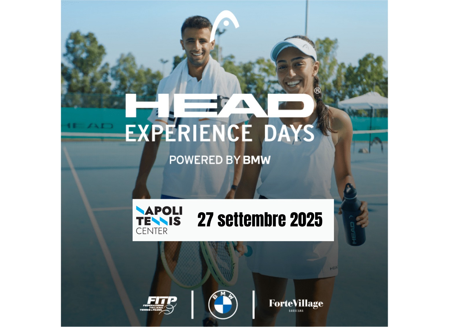 HEAD EXPERIENCE DAYS il 27 settembre alla Napoli Tennis Center
