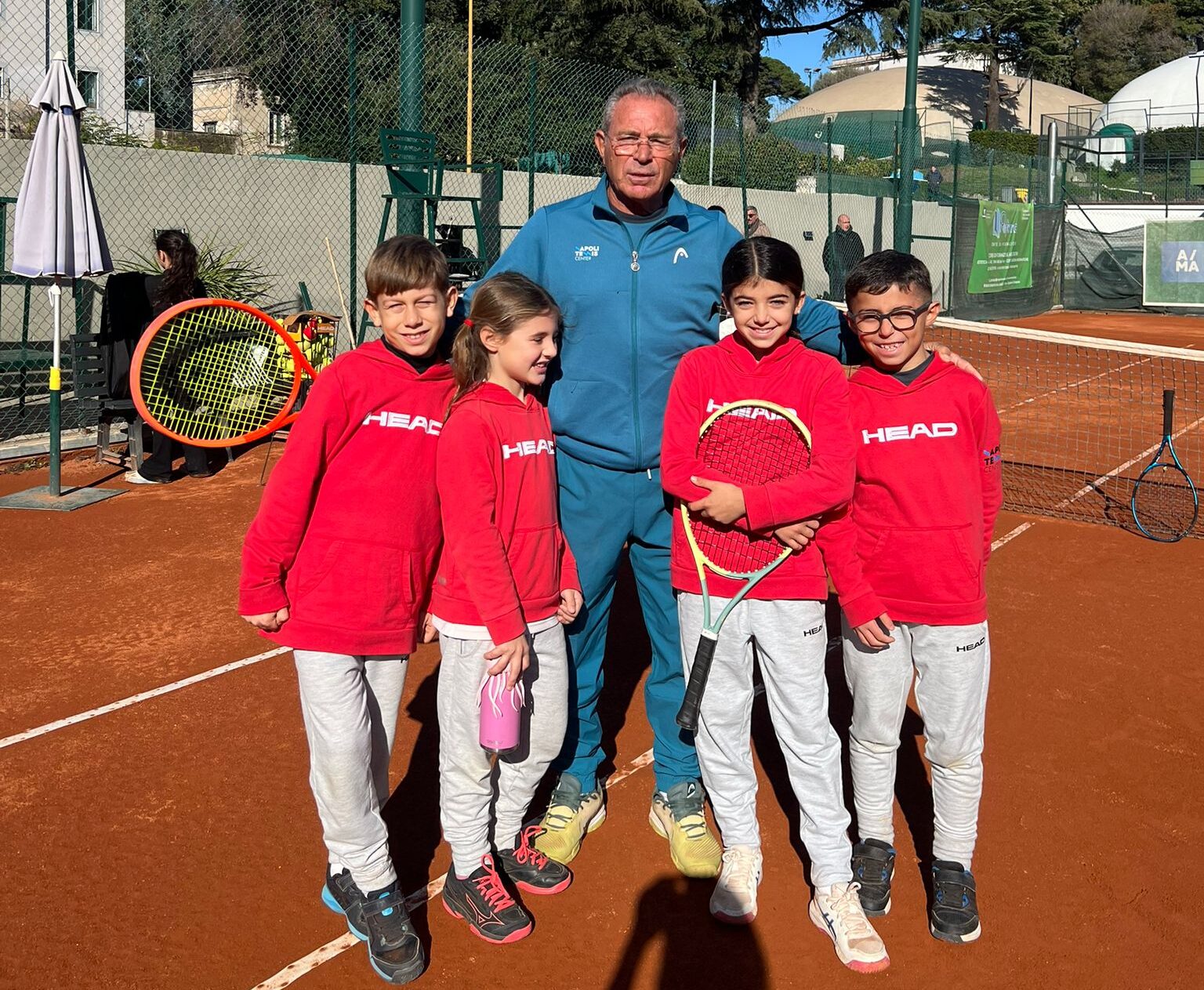 QUATTRO BABY della Scuola Tennis della NTC protagonisti al Raduno Cup