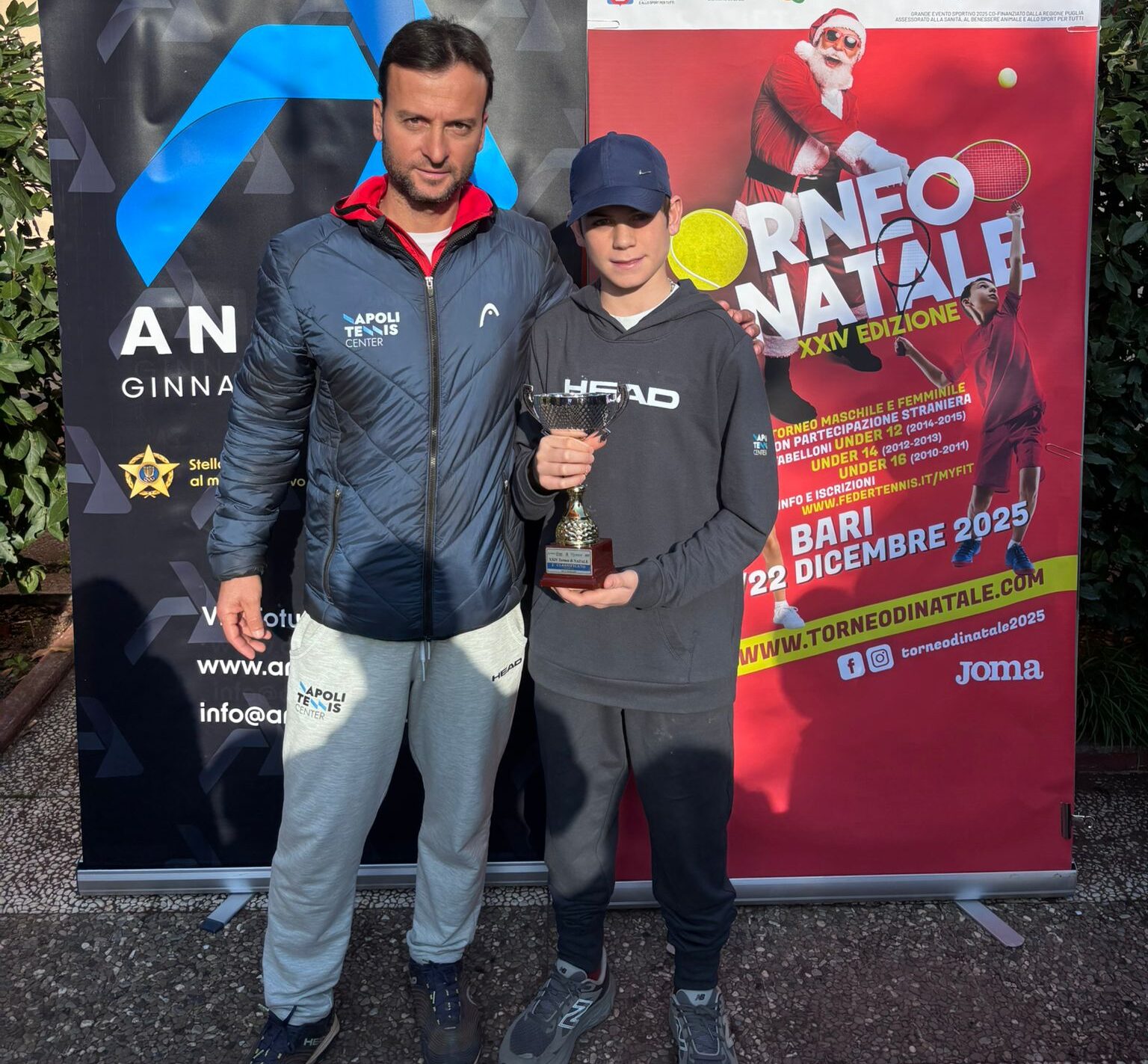 DOMENICO ADAMO finalista al Torneo di Natale Under 12 di Bari
