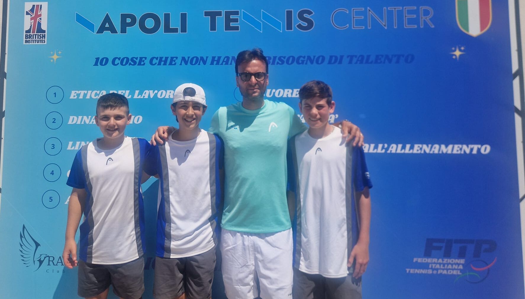 CAMPIONI CAMPANI! L’UNDER 12 MASCHILE della Napoli Tennis Center vince le final four
