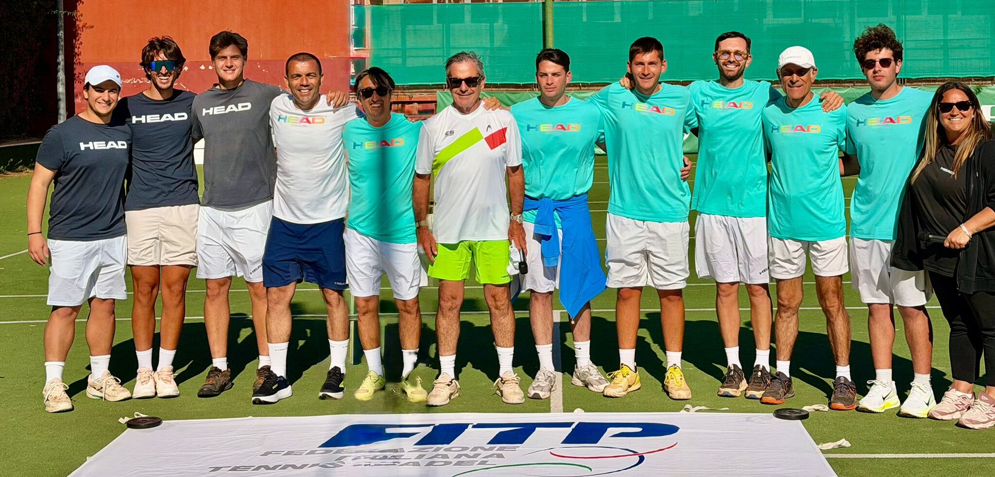 EMILIO SANCHEZ CON ALDO RUSSO, tappa del tour al Tennis Vomero