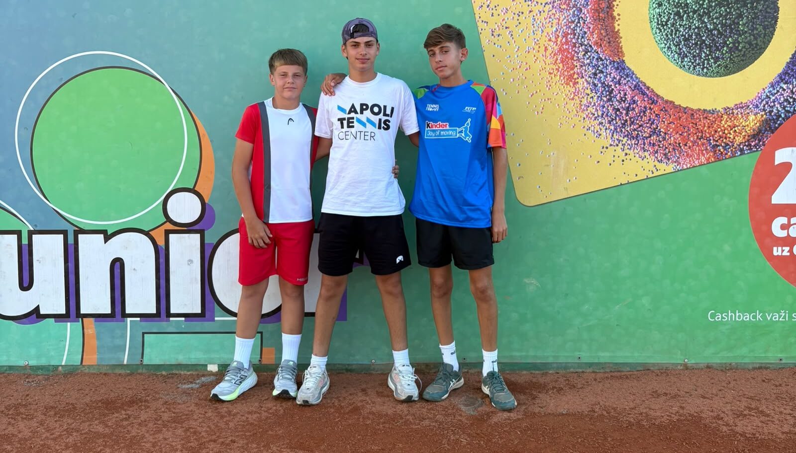 PODGORICA CUP under 16 con gli allievi della NTC Stallone, Esposito e Fiorito